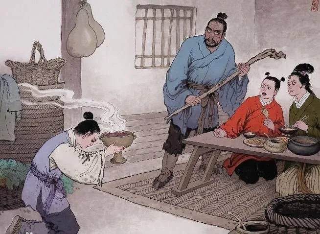 Image result for hiếu thảo xưa