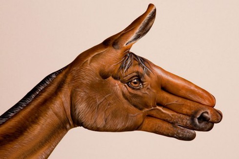 Sửng sốt nghệ thuật tạo hình động vật từ hai bàn tay - ảnh 5