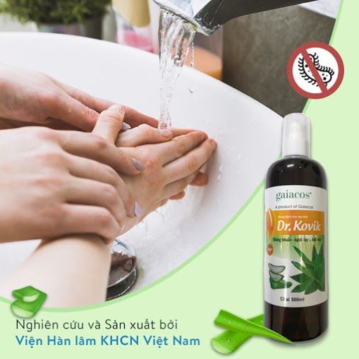 Nước rửa tay khô sát khuẩn Dr Kovik 500ml
