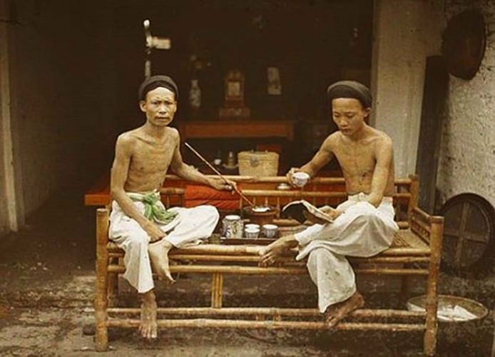 Những hình ảnh màu quý giá người Việt 100 năm trước