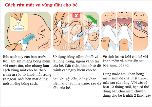 Vệ sinh cho bé sơ sinh 1