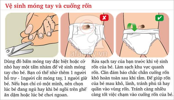 Vệ sinh cho bé sơ sinh 2