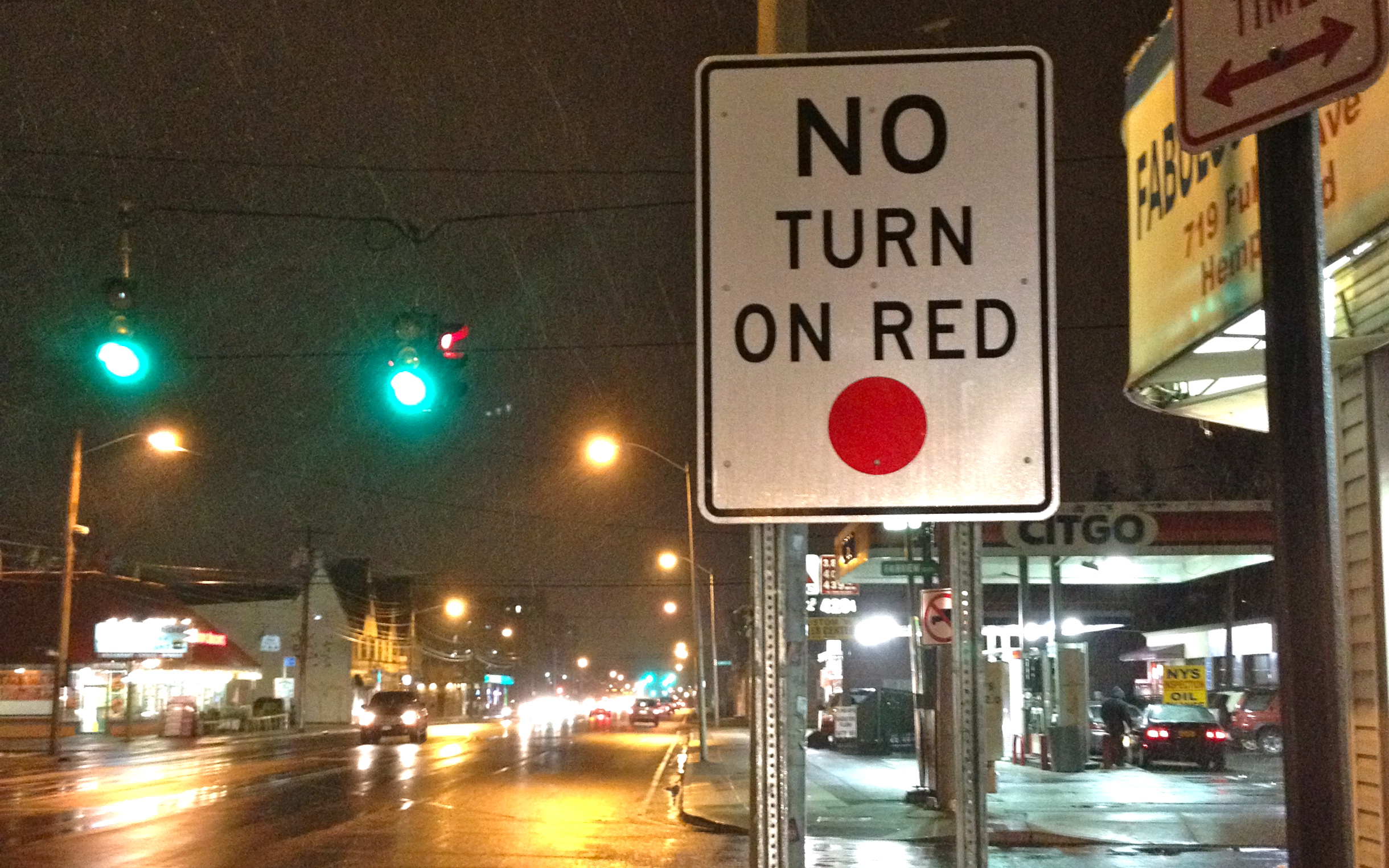 no turn on red - ibid