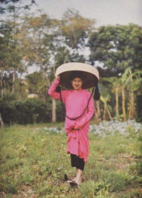 Nhuộm răng đen là một tục lệ có từ lâu đời của Việt Nam, đơn giản là vì quan niệm về thẩm mỹ mỗi thời mỗi khác thôi. Như tôi đọc sách thì các cụ viết rằng trước hết dùng cánh kiến tán nhỏ, vắt nước chanh để kín bảy ngày, chờ tối đi ngủ phết thuốc ấy vào hai mảnh lá dừa hoặc mo cau rồi ấp vào hai hàm răng. Trong thời gian nhuộm răng thì phải kiêng nhai. Lặp lại như thế một tuần cho răng ra màu cánh gián thi bôi thuốc răng đen. Thuốc răng đen làm bằng phèn đen trộn với cánh kiến, nhuộm vài miếng là đen kịt lại, rồi đốt cho chảy nhựa ra, lấy nhựa ấy phết vào răng cho không phai ra được nữa.