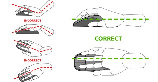 Cầm chuột như thế nào để bảo vệ xương khớp?