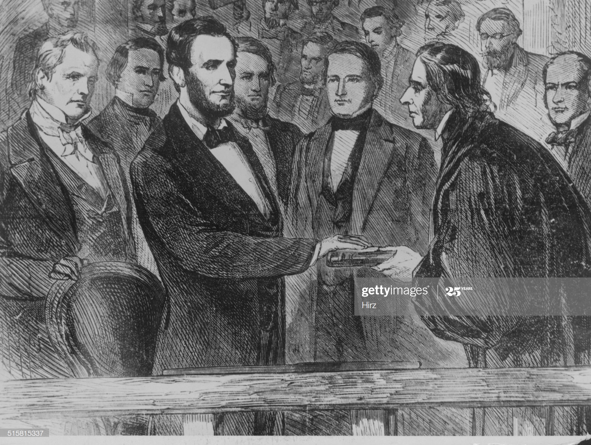 Inauguration Of Abraham Lincoln : News Photo