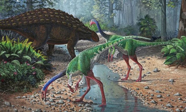 Đối với nhiều người, khủng long có thể có rất nhiều màu da khác nhau.