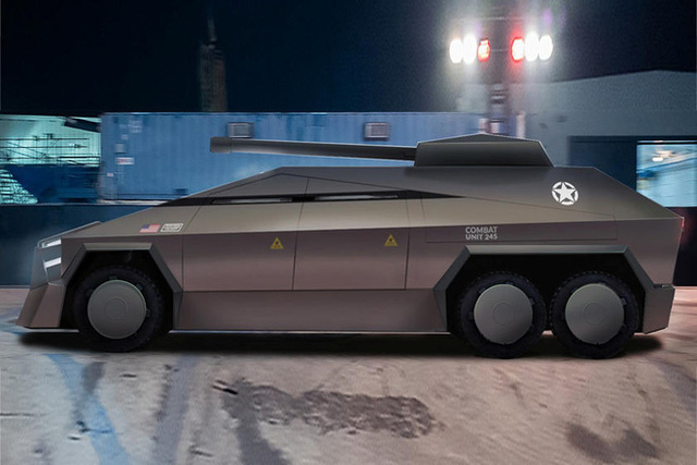 Cybertruck của Tesla có thể được chuyển đổi thành xe tăng bọc thép - Ảnh 7.