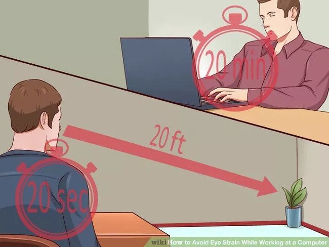 Cách ngăn ngừa tình trạng nhức mỏi mắt khi làm việc trước máy tính