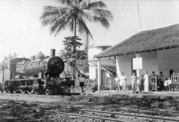 Tuyến đường sắt để chuyển cao su từ Lộc ninh về Sài Gòn