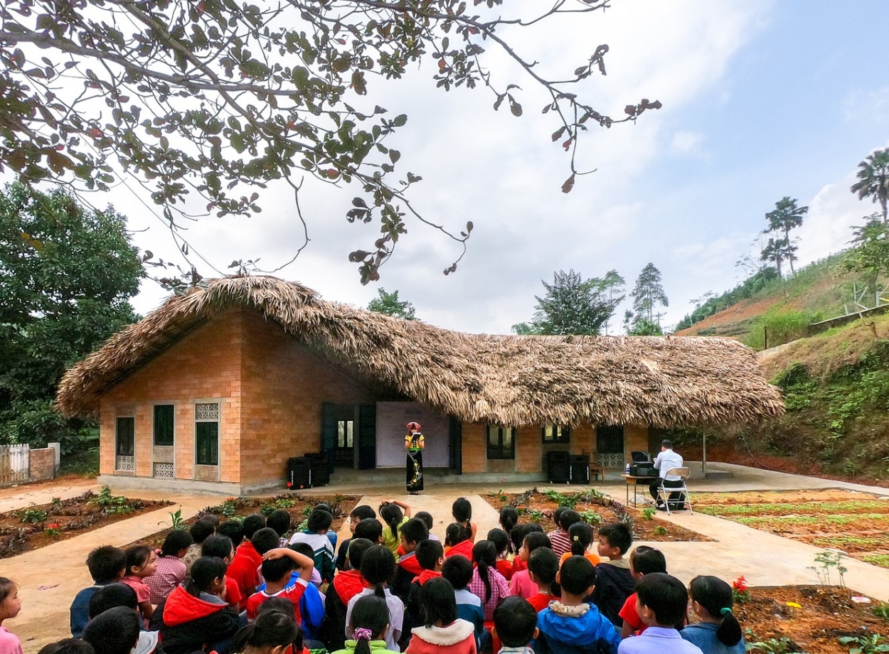 Ngắm thiết kế trường tiểu học Đào - mái nhà của những học sinh đồng bào dân tộc thiểu số tại Lào Cai