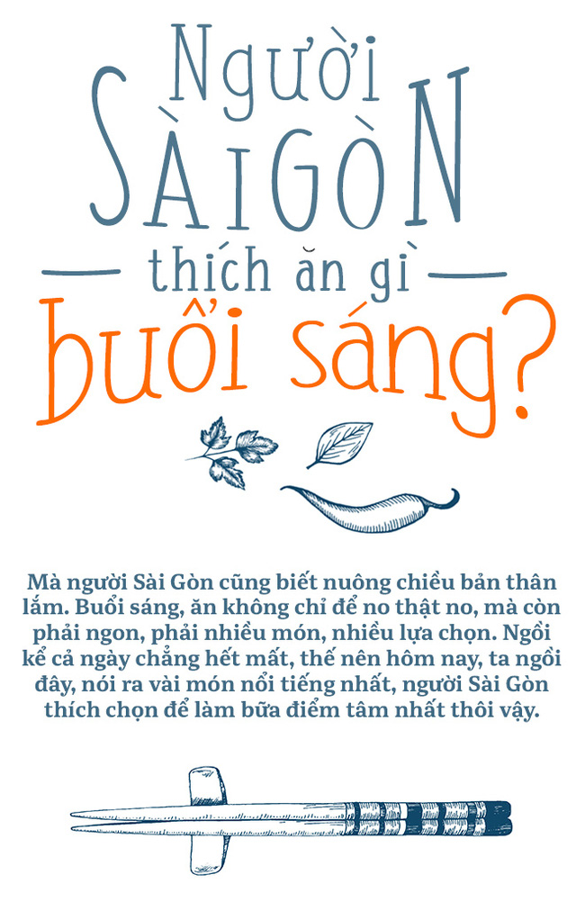 Người Sài Gòn ăn gì vào buổi sáng?