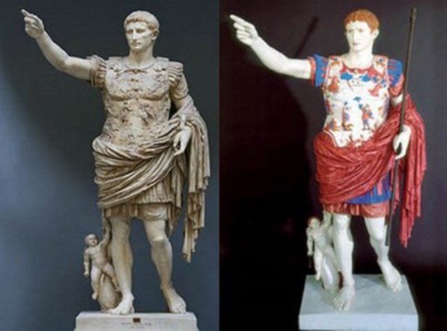 ’Augustus of Prima Porta’’ - một bức tượng cổ.