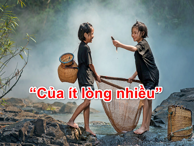 Thành ngữ “Của ít lòng nhiều” - Gõ Tiếng Việt