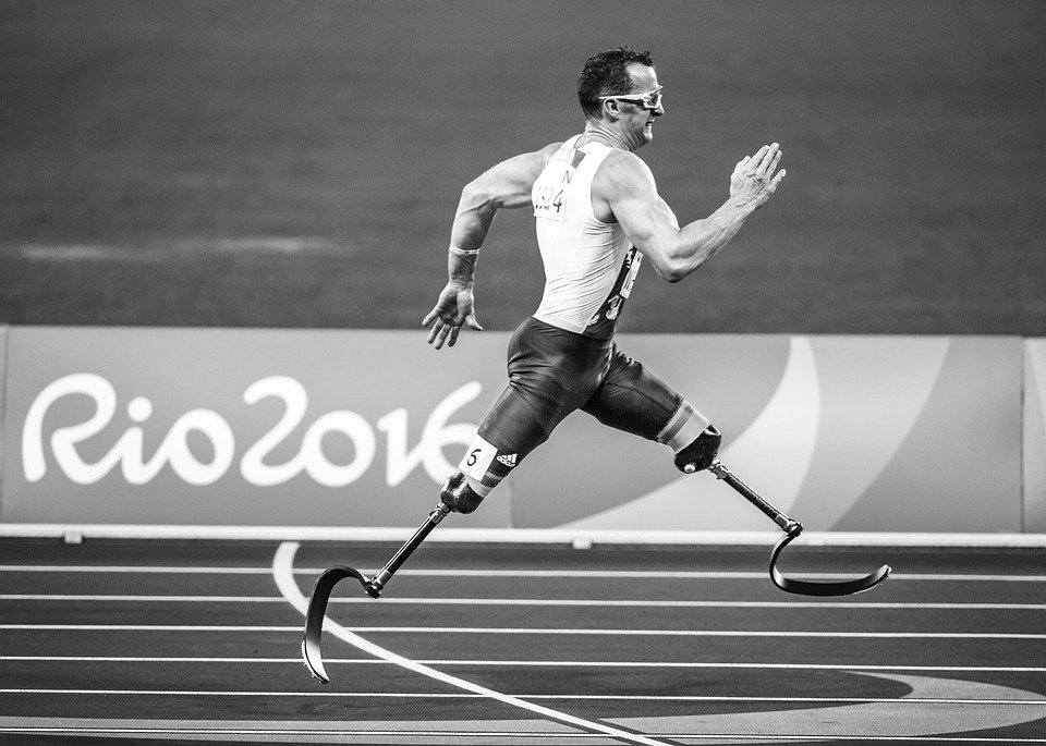 Hành Động, Người Lớn, Paralympic, Giả, Vận Động Viên