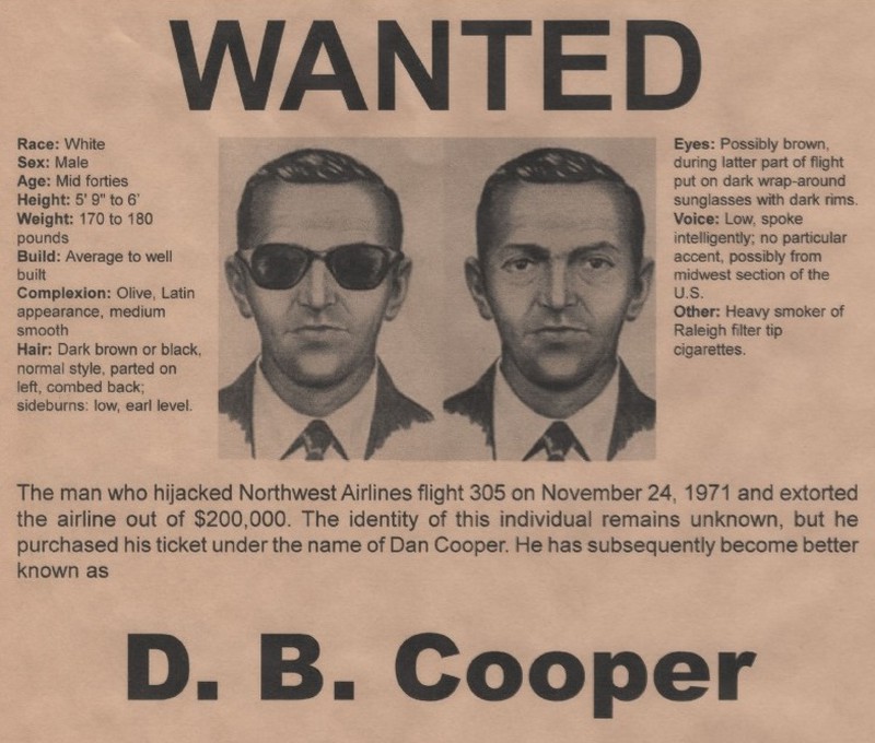 Chiếc cà vạt tiết lộ bí ẩn về tên không tặc khét tiếng DB Cooper