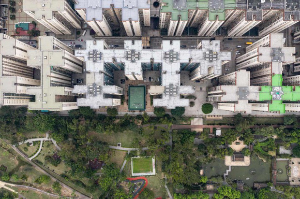 Góc nhìn độc đáo về Hong Kong qua những bức ảnh chụp từ trên cao - Ảnh 9.