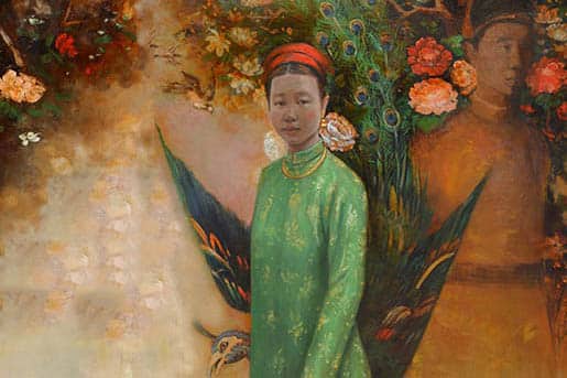 Các hoàng nữ nhà Nguyễn và tấm vải bọc điều