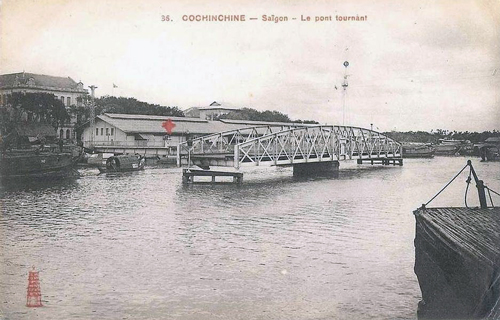 Cây cầu quay độc nhất của Sài Gòn xưa