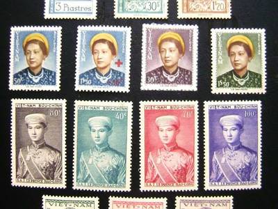 Bộ tem gia đình Bảo Đại , Bảo Long , Nam Phương hoàng hậu - Cơ hội giao  thương tại TP HCM - 25065037