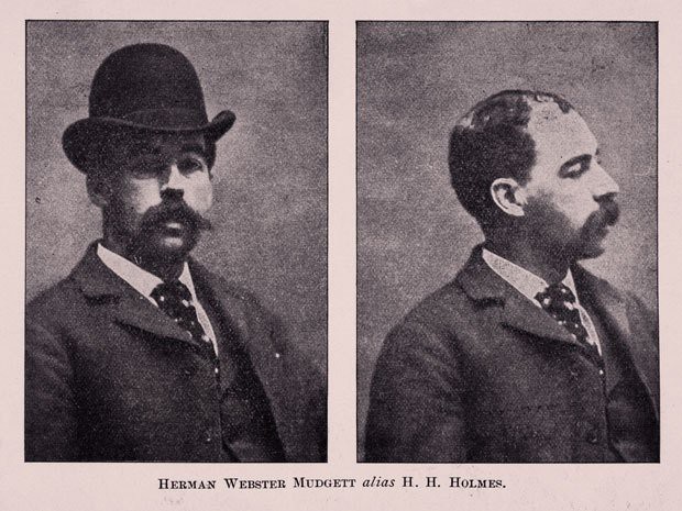 Chân dung kẻ giết người hàng loạt H.H.Holmes.