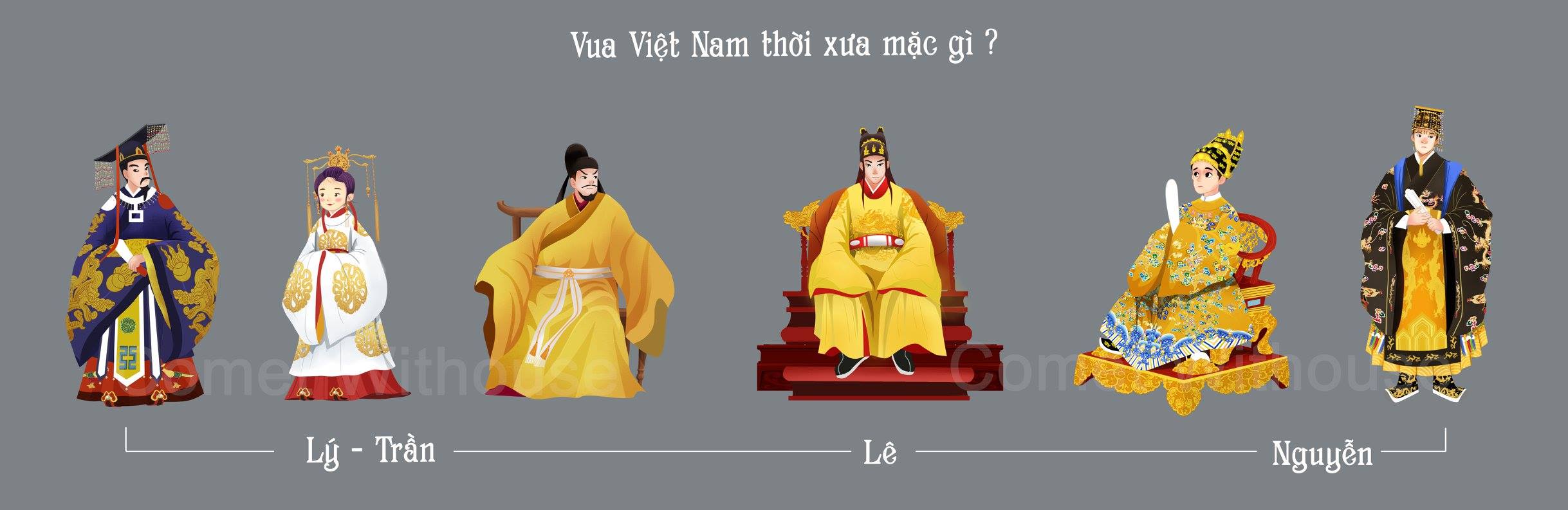 Vua Việt Nam thời xưa mặc gì?