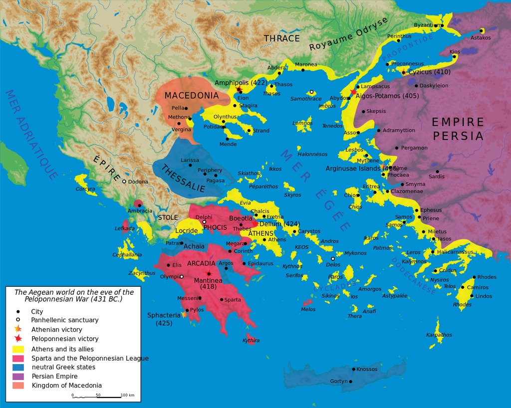 Bức tranh tổng quan về thế giới cổ Hy Lạp