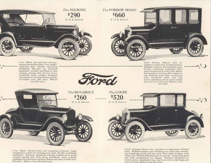 1924 Ford Model T brochure NAHC 1