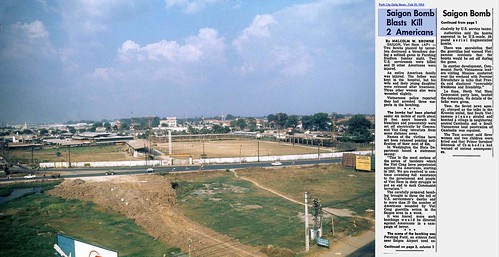 View of Pershing Field sometime after 1965 - Saigon Bomb Blasts Kill 2 Americans - Park City Daily News - Feb 10, 1964