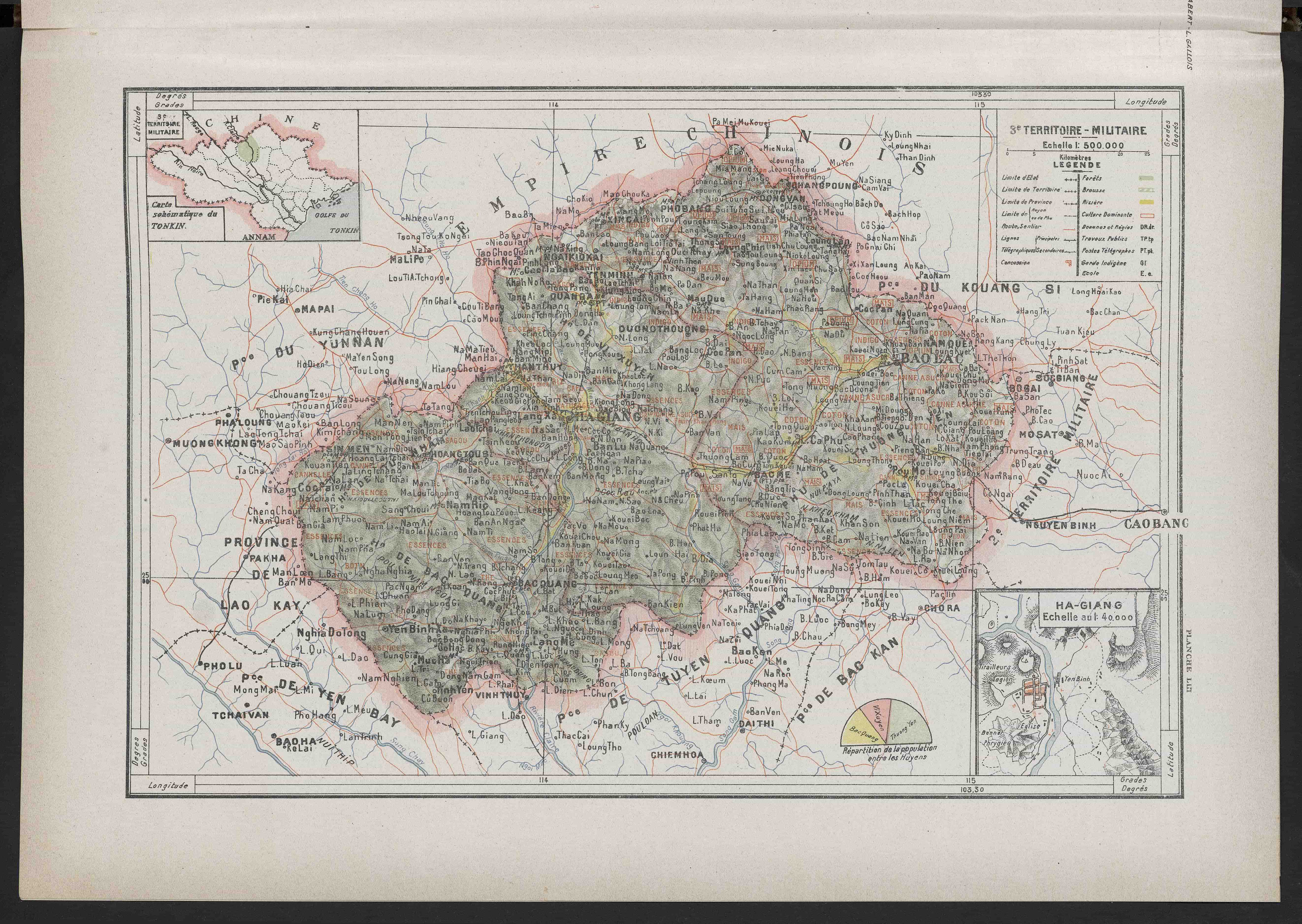 Tập bản đồ hành chính các tỉnh Bắc kỳ 1909
