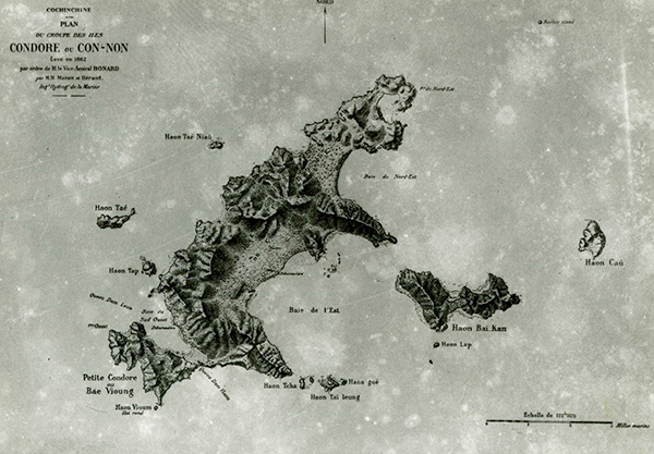 Bản đồ Côn Đảo từ năm 1862